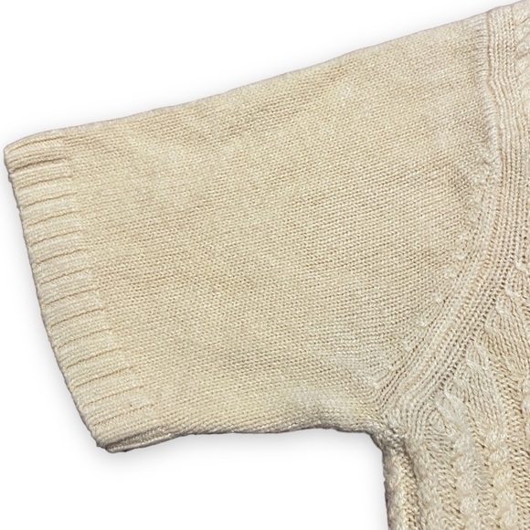 Hasting & Smith Knit Short Sleeve Sweater Yellow Mock Neck Women’s Size Large - Picture 12 of 15